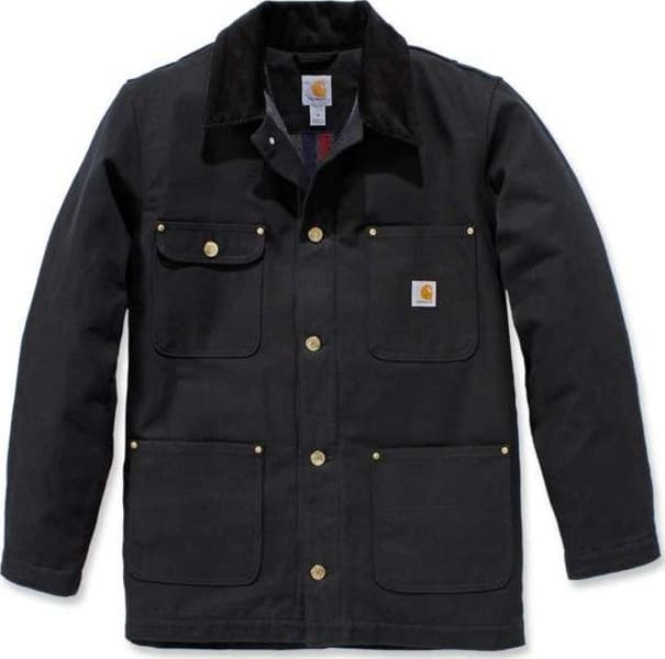 Carhartt M's Firm Duck Chore Coat Black, view: 0