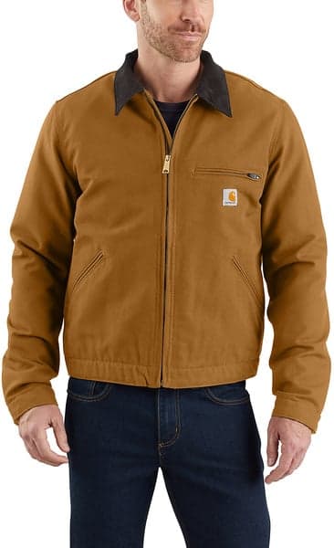 Carhartt M's Duck Detroit Jacket Carhartt® Brown, productDetailPage.view: 2