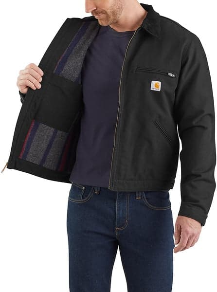 Carhartt M's Duck Detroit Jacket Black, productDetailPage.view: 6