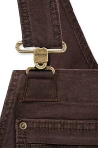 Carhartt W's Crawford Bib Overall Dark Brown - view: 3