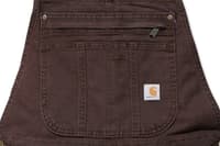 Carhartt W's Crawford Bib Overall Dark Brown - view: 5