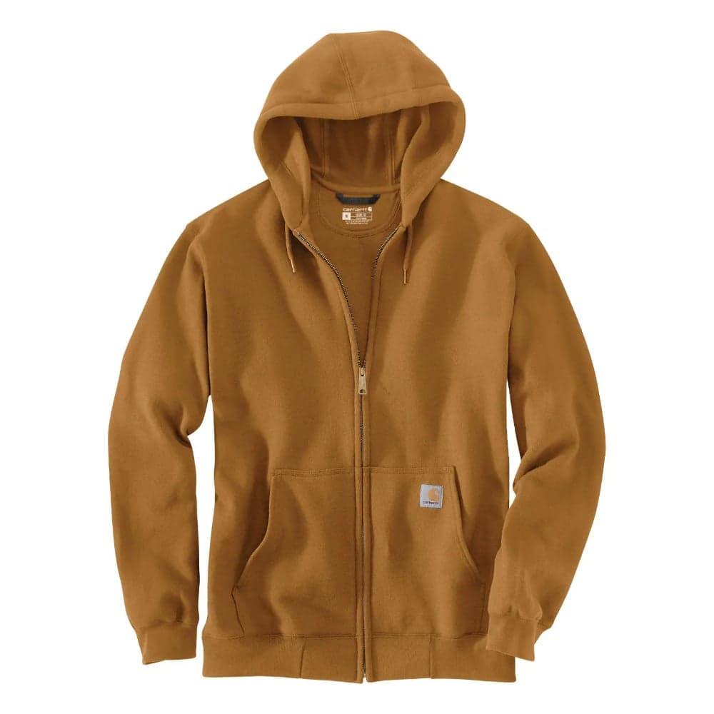 M's Marquette Full-Zip Sweatshirt Carhartt Brown, view: 0