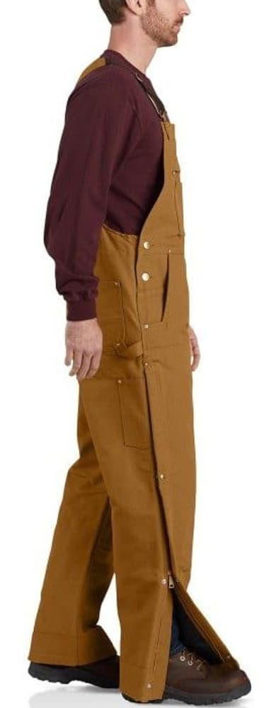 Carhartt M's Firm Duck Insulated Bib Overall Carhartt Brown, view: 5