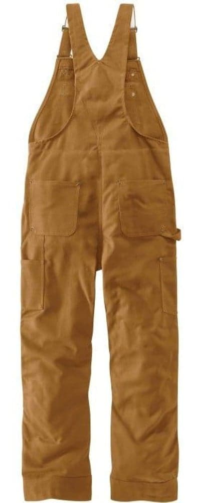 Carhartt M's Firm Duck Insulated Bib Overall Carhartt Brown, view: 1