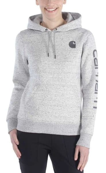 Carhartt W's Clarksburg Sweatshirt Asphalt Heather Nep, view: 0