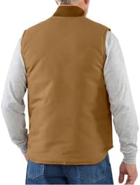 Carhartt M's Insulated Rib Collar Vest Carhartt® Brown - view: 2