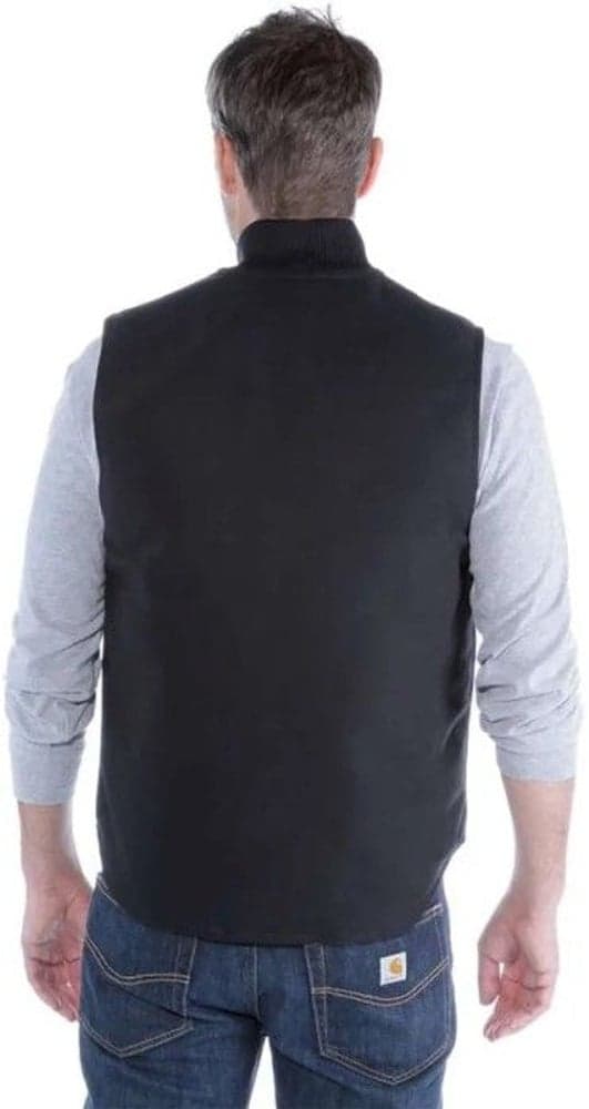 M's Insulated Rib Collar Vest Carhartt® Black, view: 1