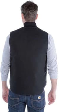 M's Insulated Rib Collar Vest Carhartt® Black - view: 1