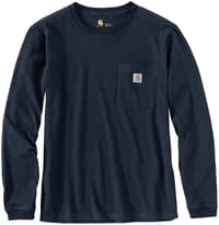 Carhartt M's Workwear Pocket L/S T-Shirt Navy - view: 0