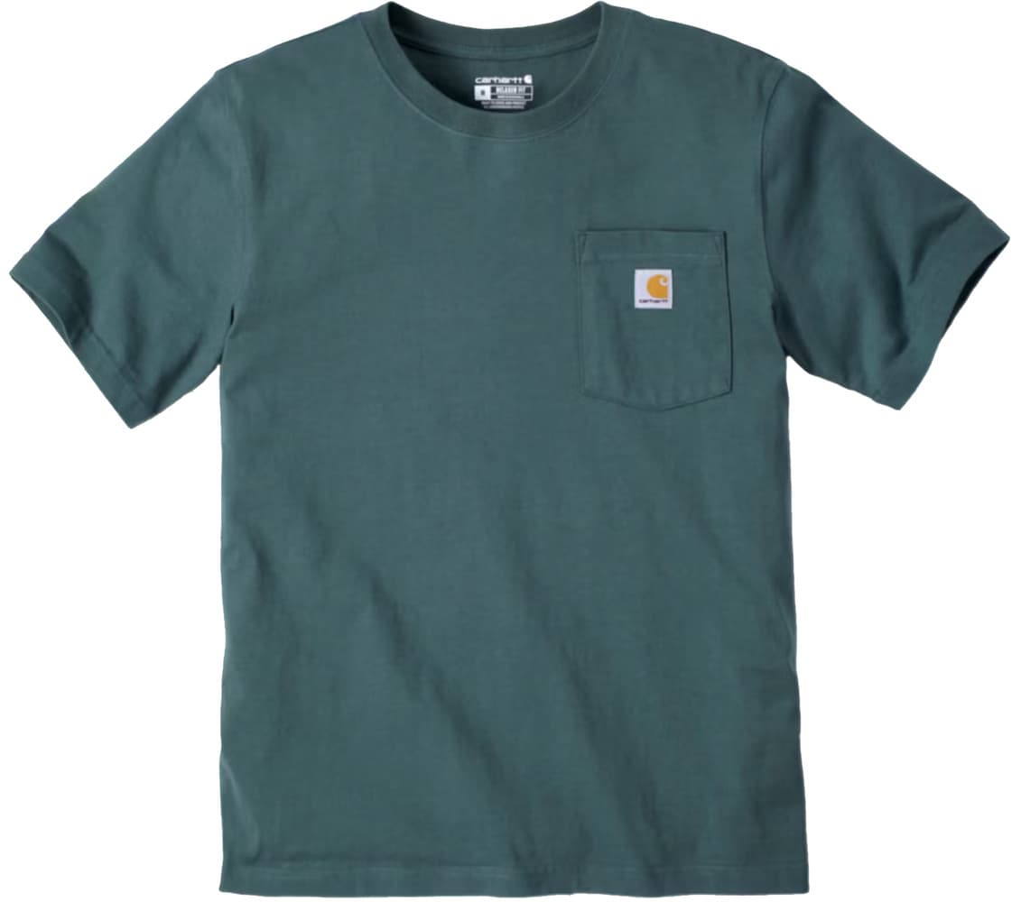 Carhartt M's Workwear Pocket S/S T-Shirt Frosted Balsam, view: 0