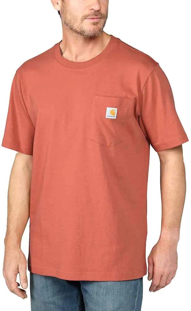 Carhartt M's Workwear Pocket S/S T-Shirt Terracotta, view: 1