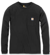 Carhartt W's Workwear Pocket L/S T-Shirt Black - view: 0