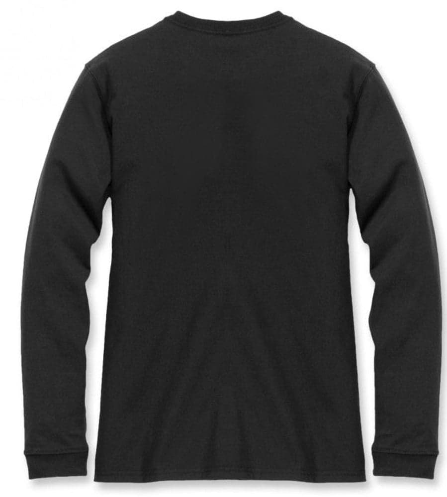 Carhartt W's Workwear Pocket L/S T-Shirt Black, view: 1