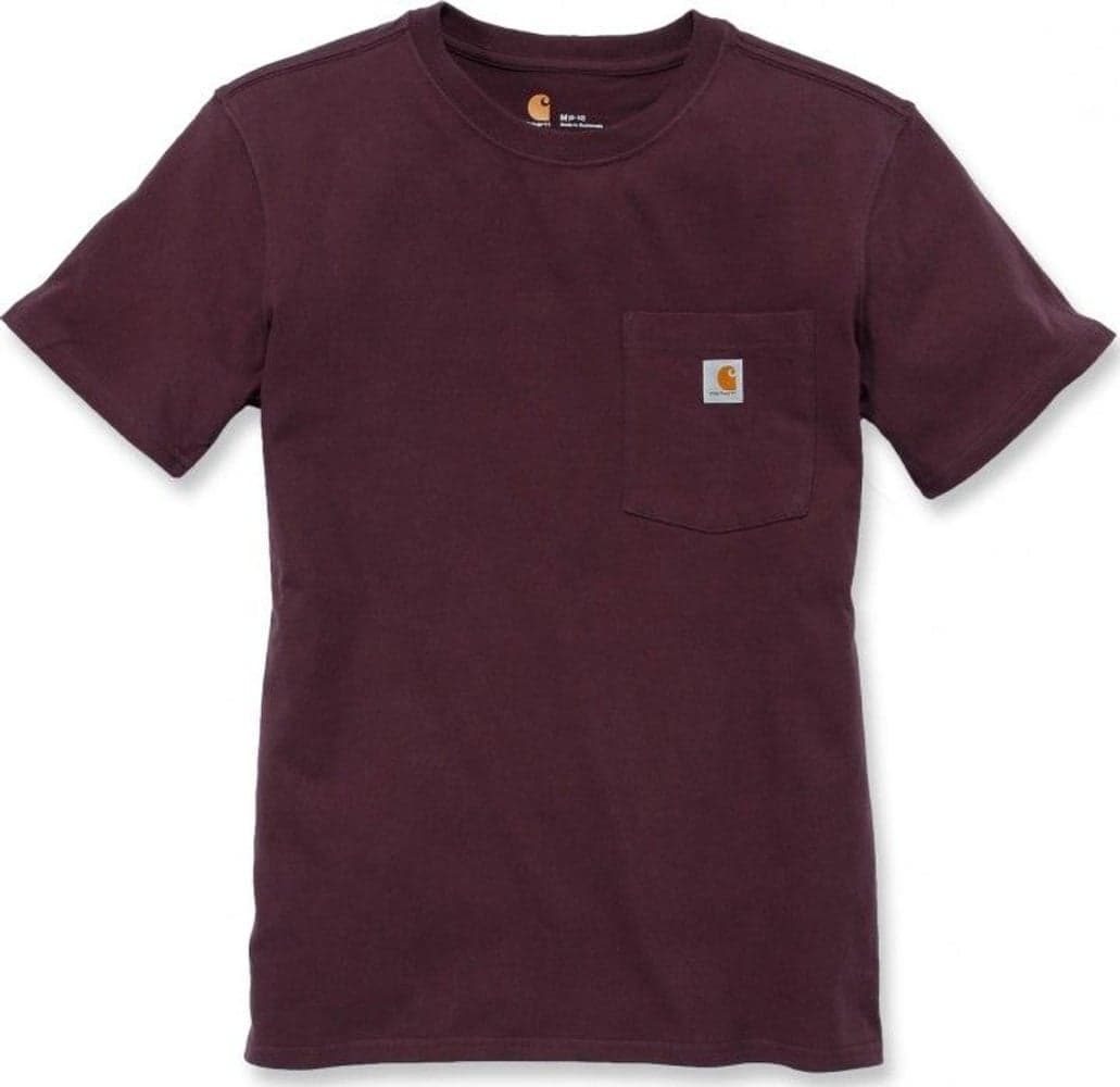 Carhartt W's Workwear Pocket S/S T-Shirt Deep Wine, view: 0
