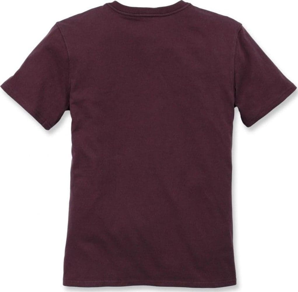 Carhartt W's Workwear Pocket S/S T-Shirt Deep Wine, view: 1