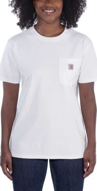 Carhartt W's Workwear Pocket S/S T-Shirt White - view: 1