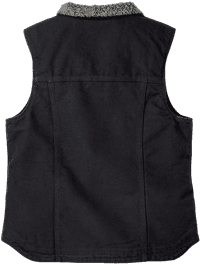 Carhartt W's Sherpa Lined Mock Neck Vest Black - view: 1