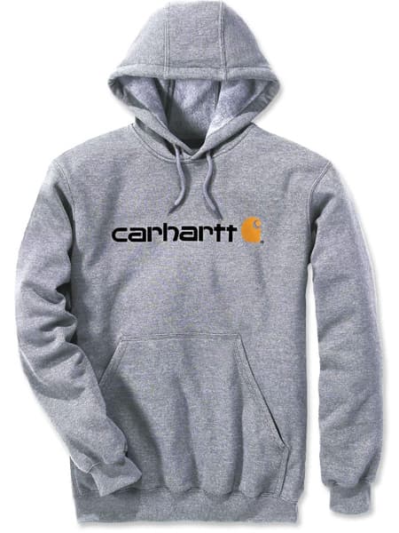 Carhartt M's Signature Logo Sweatshirt Heather Grey, view: 0
