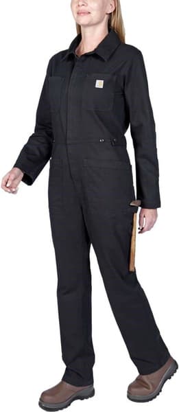 Carhartt W's Relaxed Fit Canvas Coverall Black, view: 4
