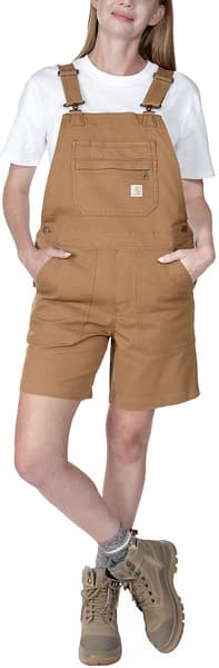 Carhartt W's Relaxed Fit Canvas Shortall Carhartt Brown, view: 1