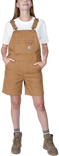 Carhartt W's Relaxed Fit Canvas Shortall Carhartt Brown - view: 3