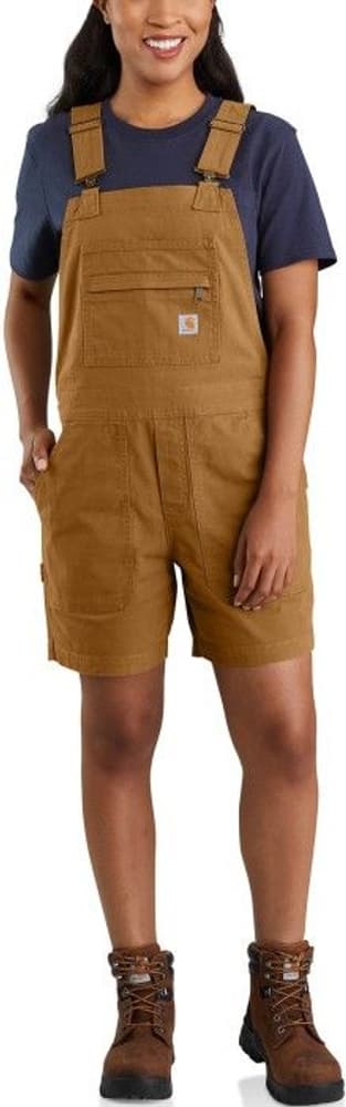 Carhartt W's Rugged Flex Canvas Shortall Carhartt® Brown, view: 2