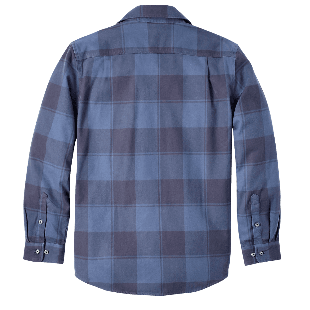 Carhartt M's Heavy Flannel L/S Plaid Shirt Navy, view: 1