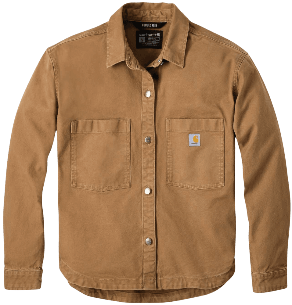 Carhartt W's Heavyweight Duck Overshirt Carhartt® Brown, view: 0