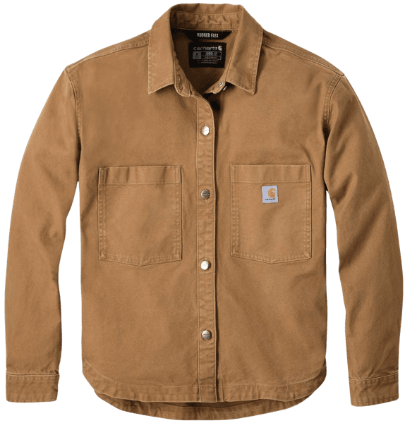 Carhartt W's Heavyweight Duck Overshirt Carhartt® Brown, view: 0