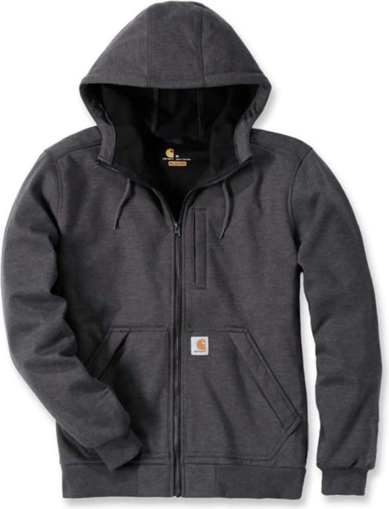 Carhartt Wind Fighter Hooded Sweatshirt Carbon Heather, view: 0