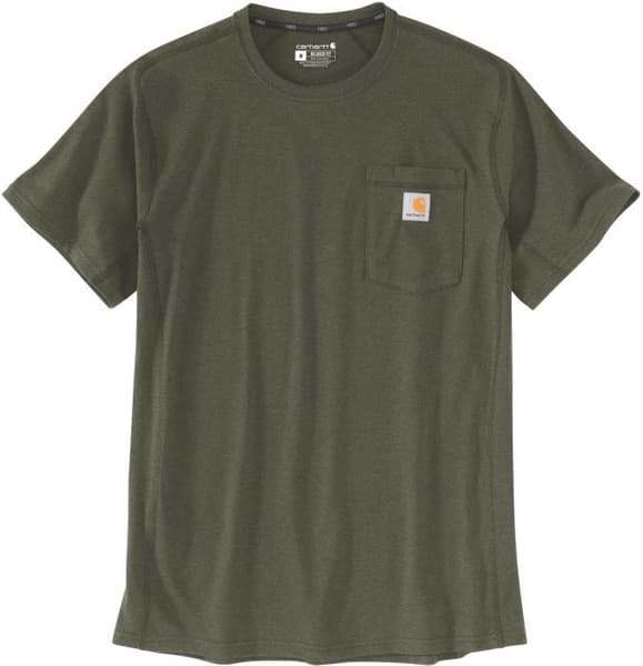 Carhartt M's Force Flex Pocket T-Shirts S/S Basil Heather, view: 0