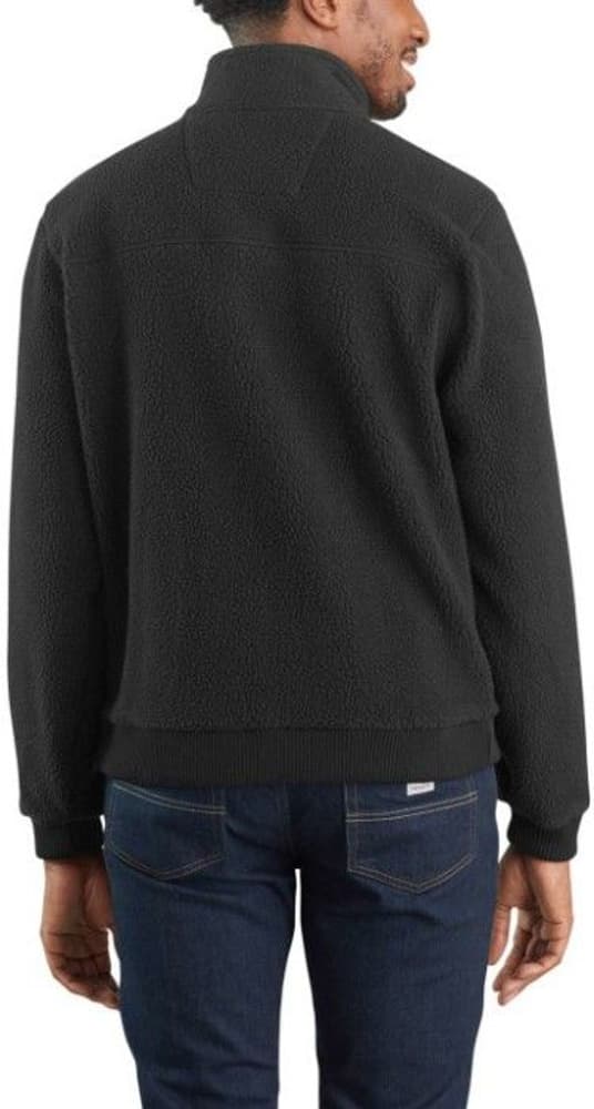 M's Relaxed Fit Fleece Jacket Black, view: 2