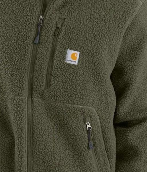 M's Relaxed Fit Fleece Jacket Basil Heather, view: 2