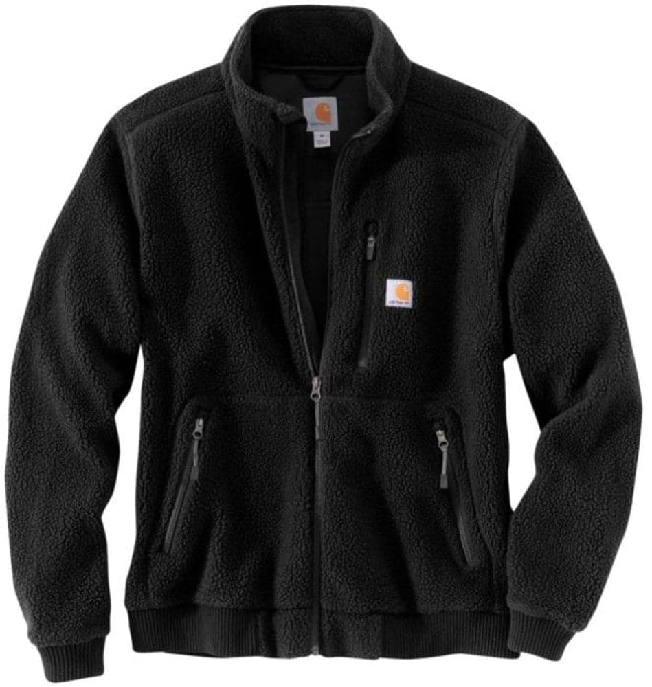 M's Relaxed Fit Fleece Jacket Black, view: 0