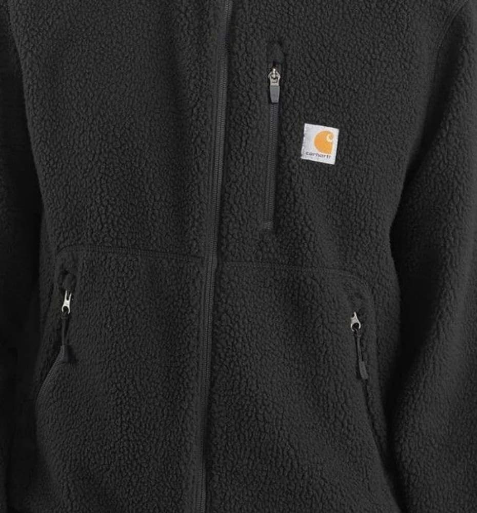 M's Relaxed Fit Fleece Jacket Black, view: 3