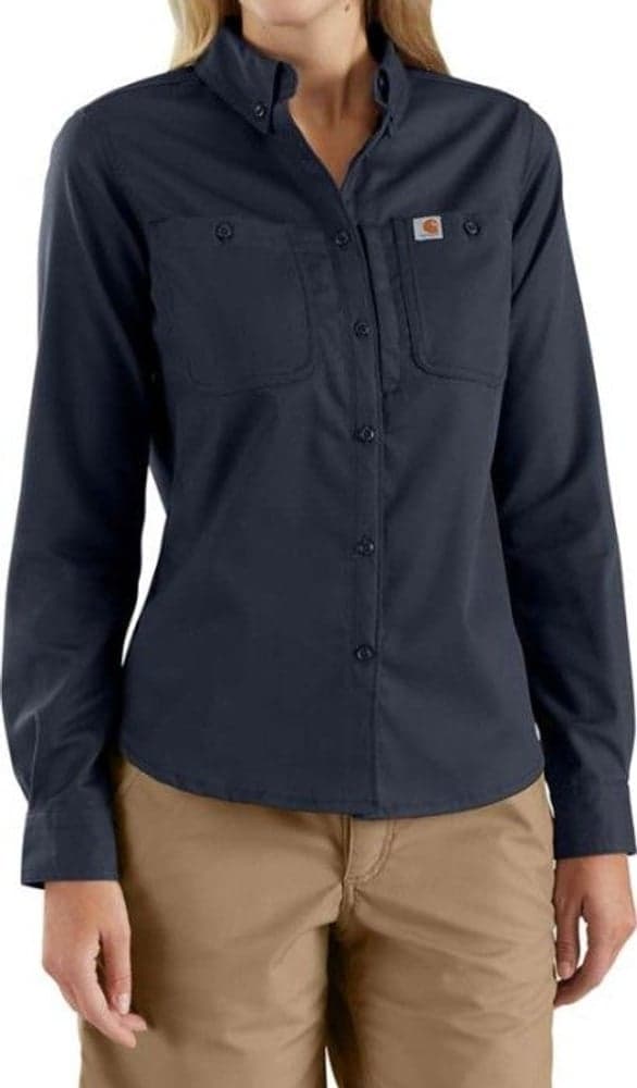 Carhartt W's Rugged Professional L/S Shirt Navy, view: 1