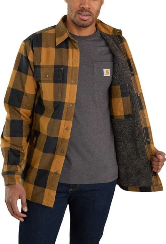 Carhartt M's Hubbard Sherpa Lined Shirt Jac North Woods, view: 2