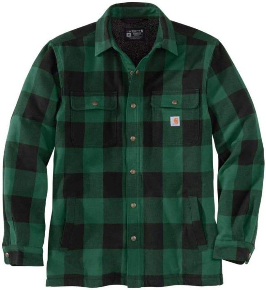 Carhartt M's Hubbard Sherpa Lined Shirt Jac North Woods, view: 0