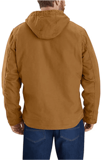 Carhartt M's Washed Duck Sherpa Lined Jacket Carhartt® Brown - view: 2