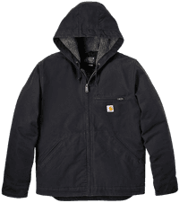 Carhartt M's Washed Duck Sherpa Lined Jacket Black - view: 0