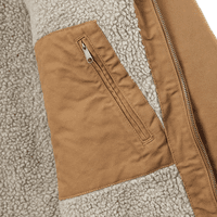 Carhartt M's Washed Duck Sherpa Lined Jacket Carhartt® Brown - view: 5