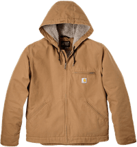 Carhartt M's Washed Duck Sherpa Lined Jacket Carhartt® Brown - view: 0