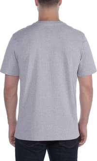 Carhartt M's Non-Pocket Short Sleeve T-Shirt Heather Grey - view: 2