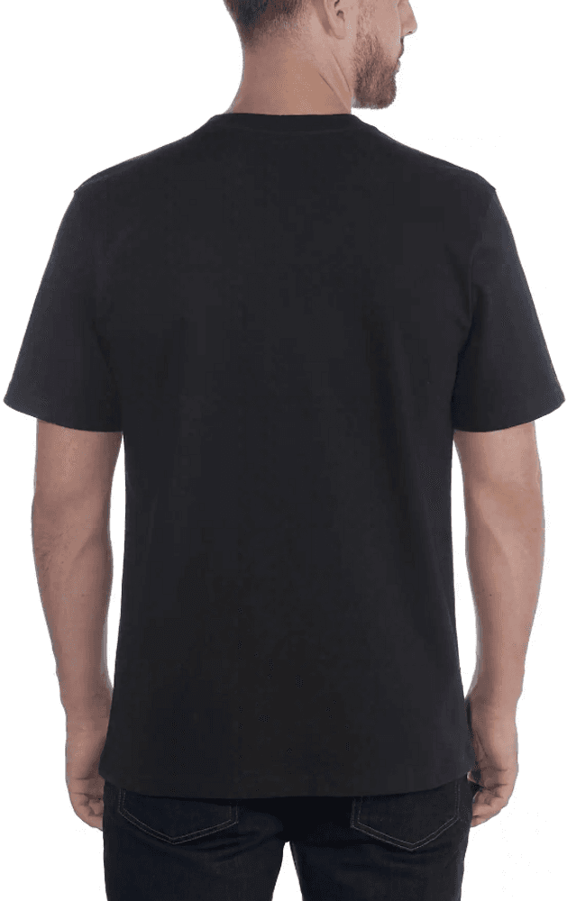 Carhartt M's Non-Pocket Short Sleeve T-Shirt Black, view: 2