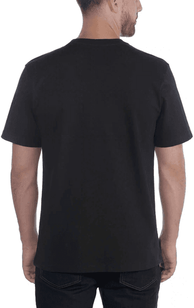 Carhartt M's Non-Pocket Short Sleeve T-Shirt Black, view: 2