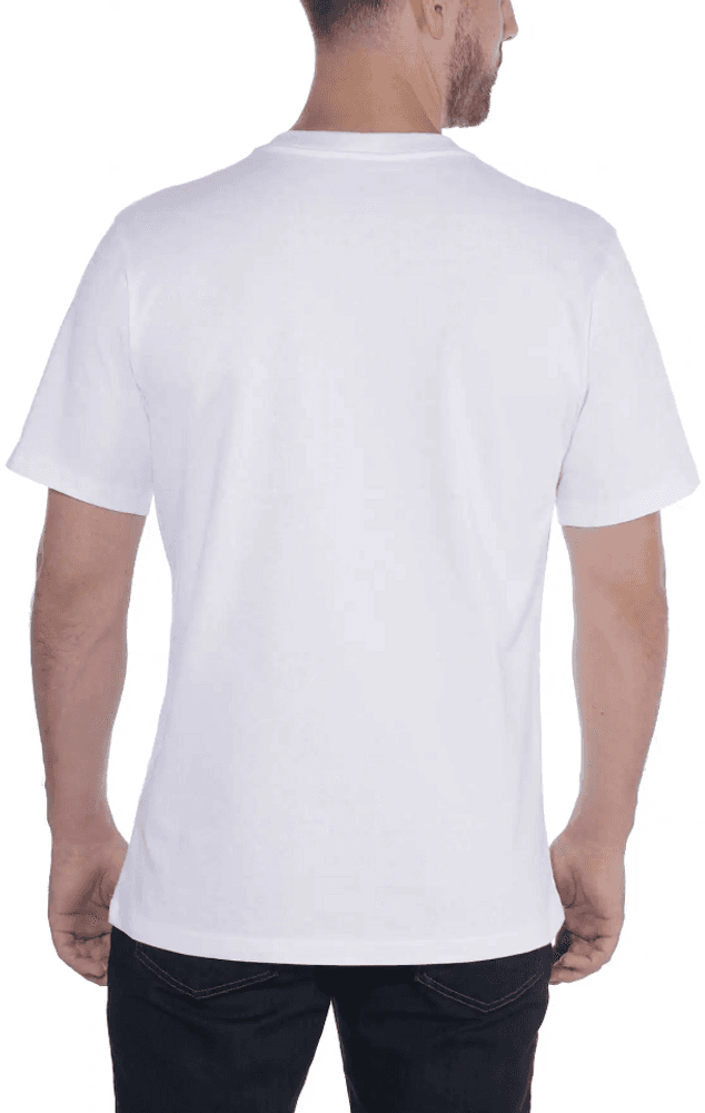 Carhartt M's Non-Pocket Short Sleeve T-Shirt White, view: 2
