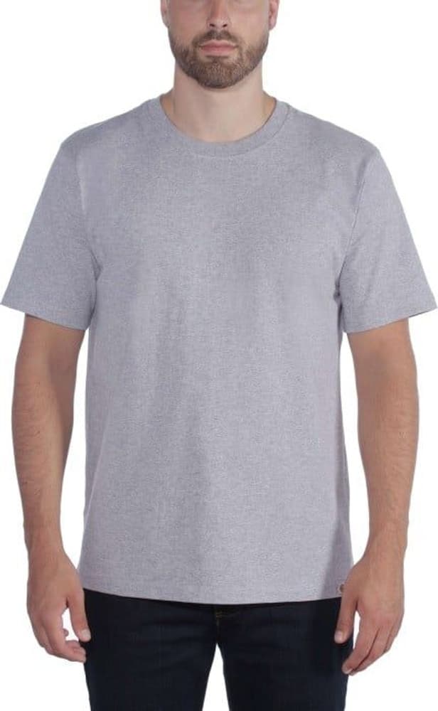 Carhartt M's Non-Pocket Short Sleeve T-Shirt Heather Grey, view: 1