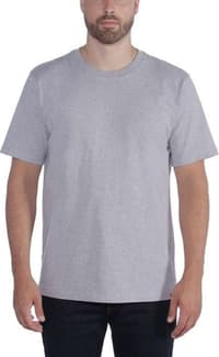 Carhartt M's Non-Pocket Short Sleeve T-Shirt Heather Grey - view: 1