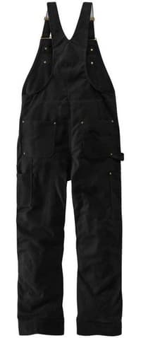 Carhartt M's Firm Duck Insulated Bib Overall Black - view: 1