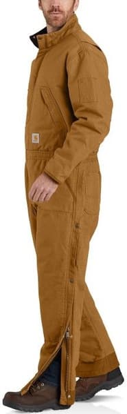 Carhartt M's Washed Duck Insulated Coverall Carhartt® Brown - view: 4